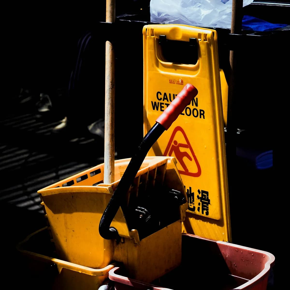 Mop & wringer bucket